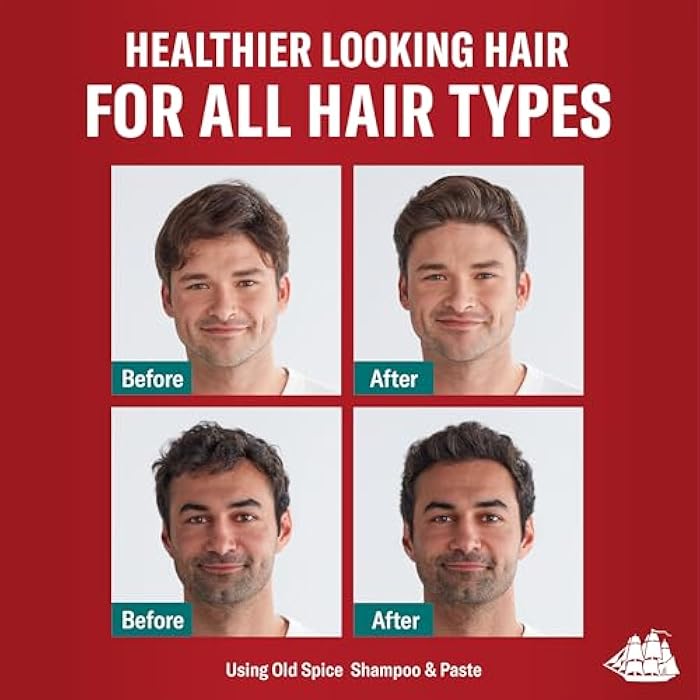 Old Spice No-Poof Paste, Hair Styling Paste for Men, Medium-High Hold, Low Shine, 2.22 Oz - Image 3
